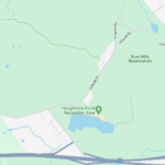 A screenshot showing Hillside Street in Milton, Mass.